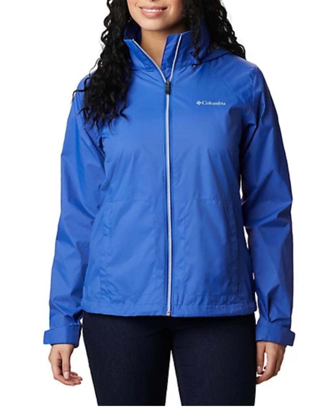 Columbia Women's Royal Blue Packable Windbreaker Jacket